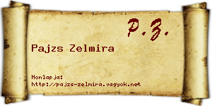 Pajzs Zelmira névjegykártya